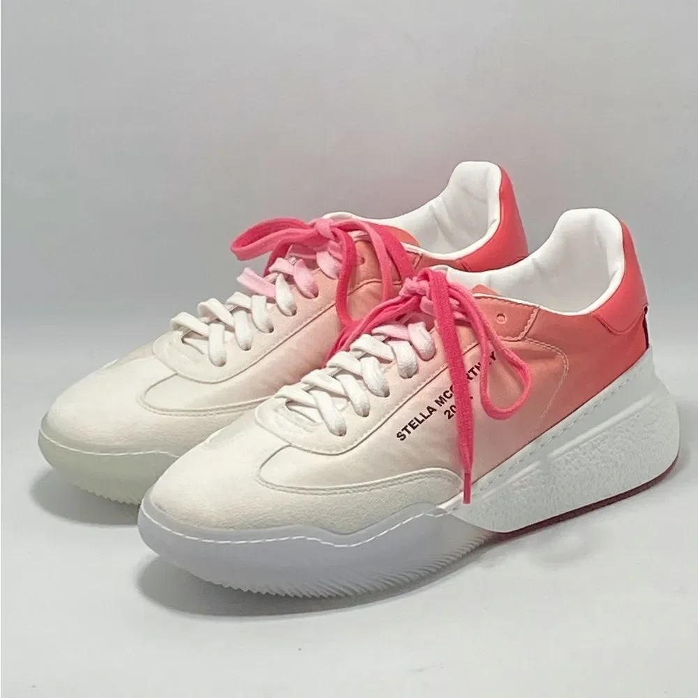 Stella McCartney gradient lace-up sneakers size 37